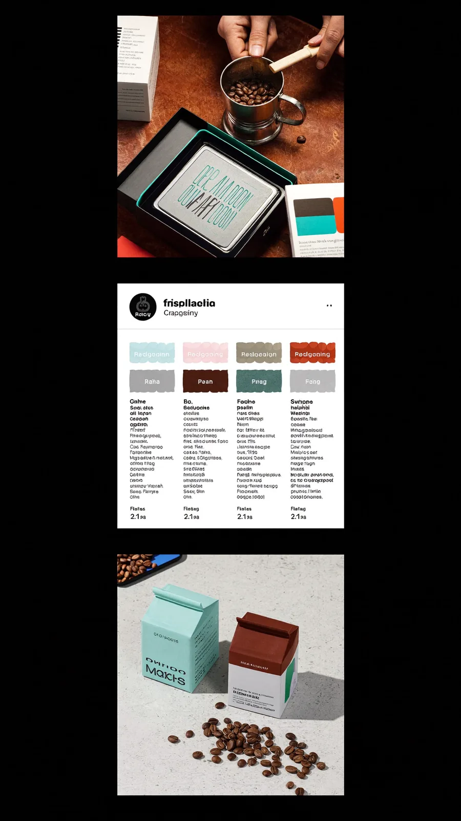 Vertical product campaign composition with product imagery and a supporting information panel.